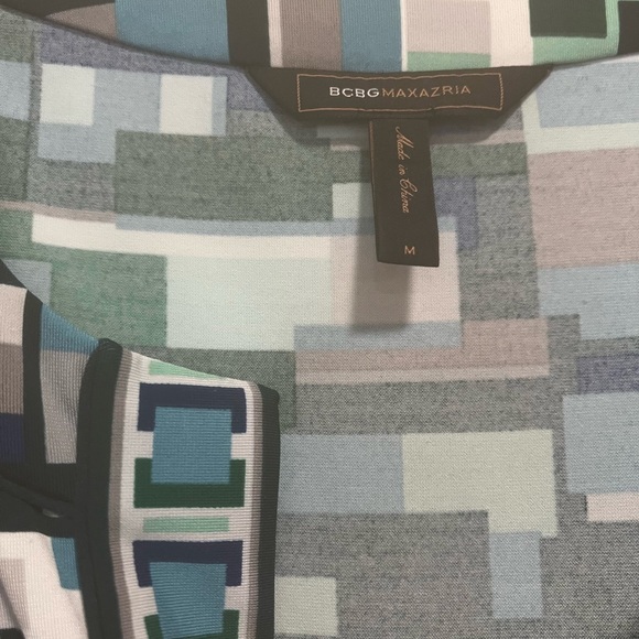 BCBGMaxAzria geometric patterned dress - Picture 4 of 5